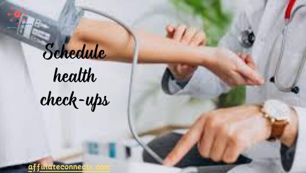 Scheduling a health check-up appointment