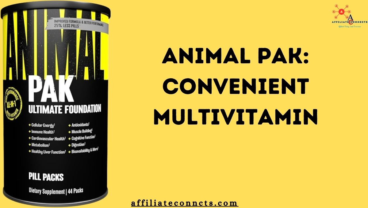 Animal Pak: Convenient Multivitamin
