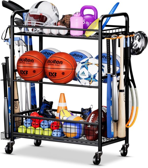 Rolling Ball & Sports Gear Organizer