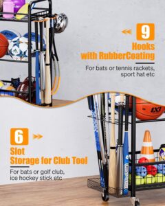 Garage Sports Equipment Organizer
