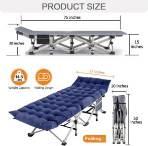 Heavy Duty Sleeping Cots with Carry Bag